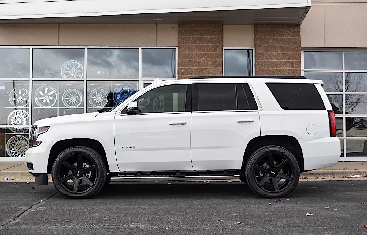 Chevrolet Tahoe with KMC Wheels KM704 DISTRICT TRUCK